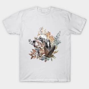 English setter , Woodcock Hunting T-Shirt